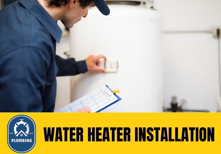 water heater installation Altrincham